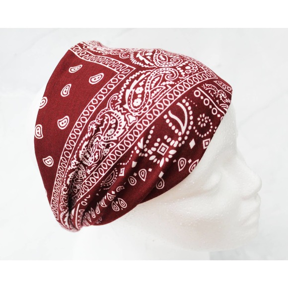 Wide Vintage Headbands Knot Elastic Turban for Women Girls 1130 06 - Picture 3 of 3